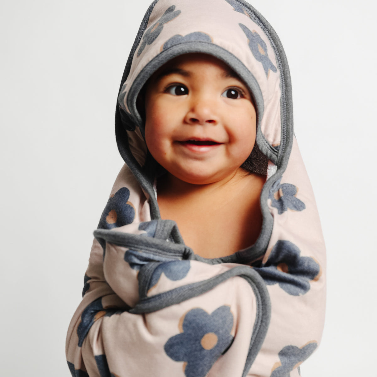 Premium Baby Knit Hooded Towel - Gemma In Tan