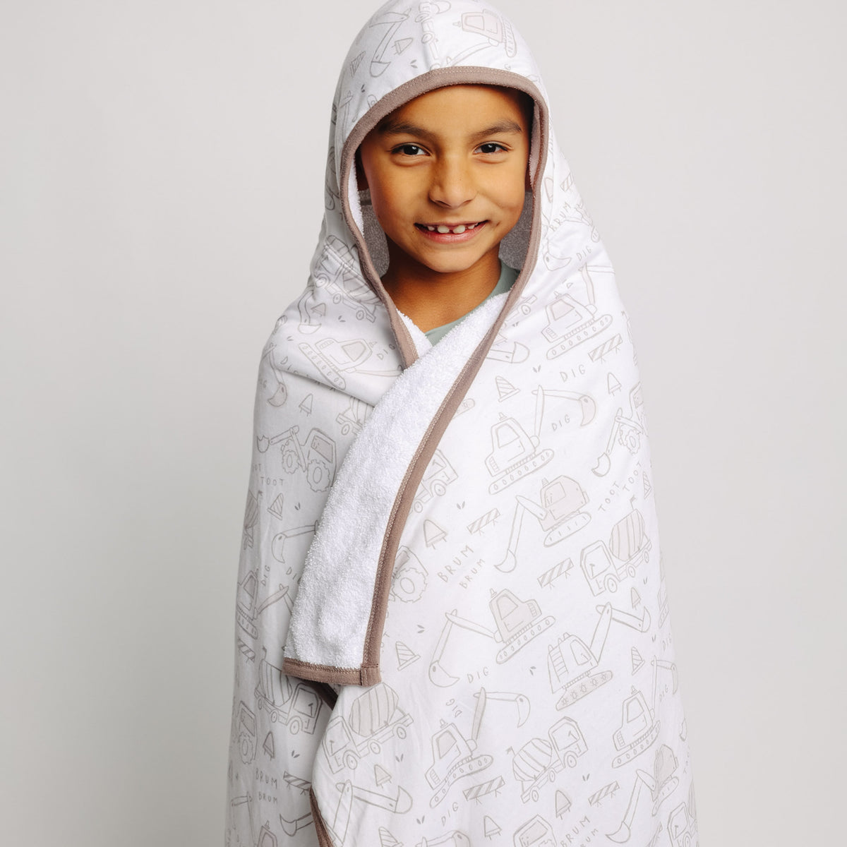 Premium Big Kid Hooded Towel - Gage