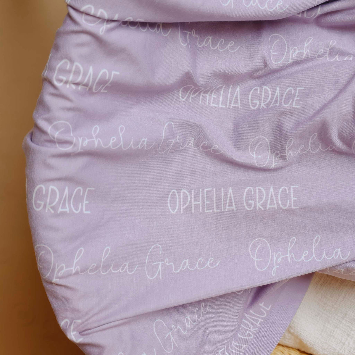 Personalized Baby Name Swaddle Blanket - Lily