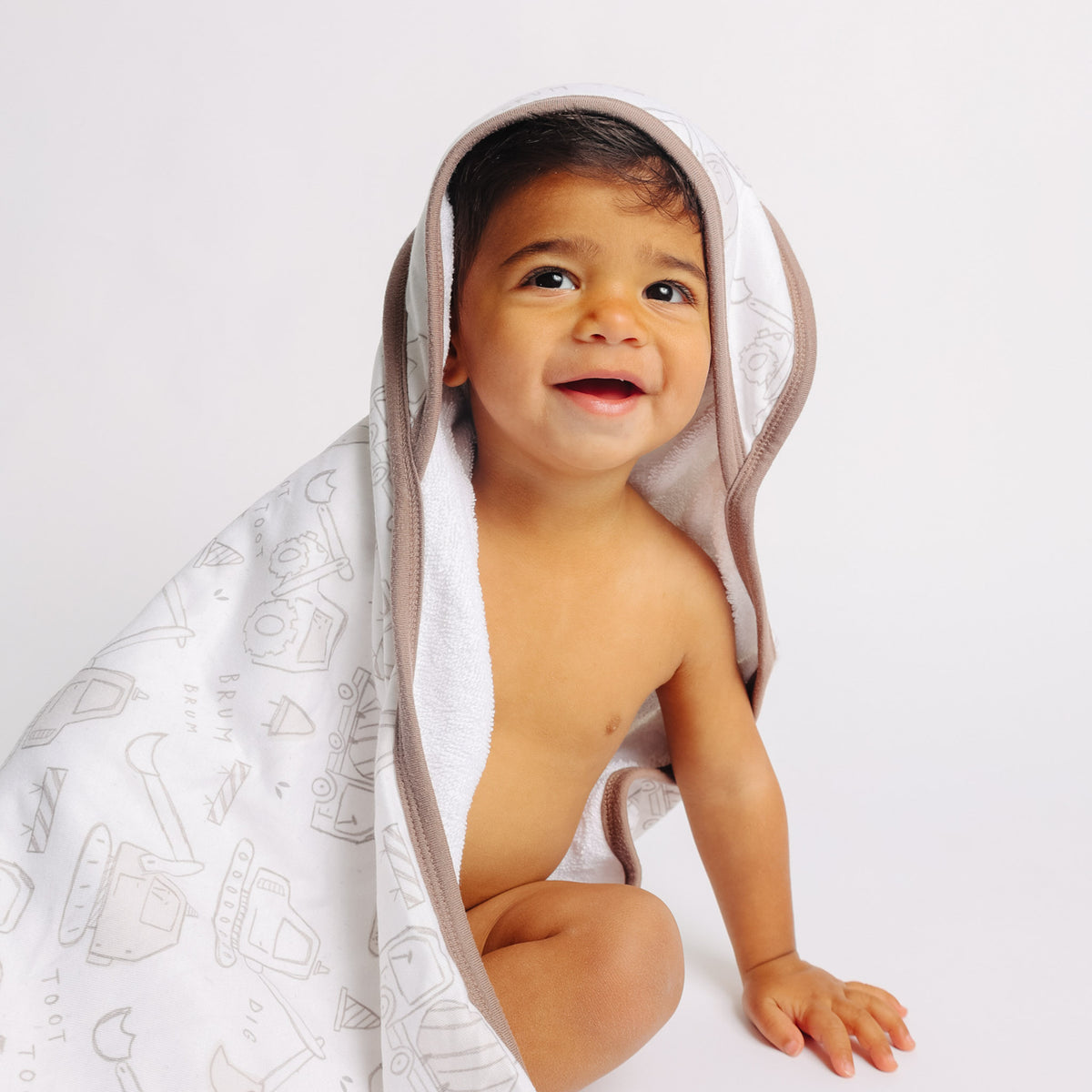 Premium Baby Knit Hooded Towel - Gage