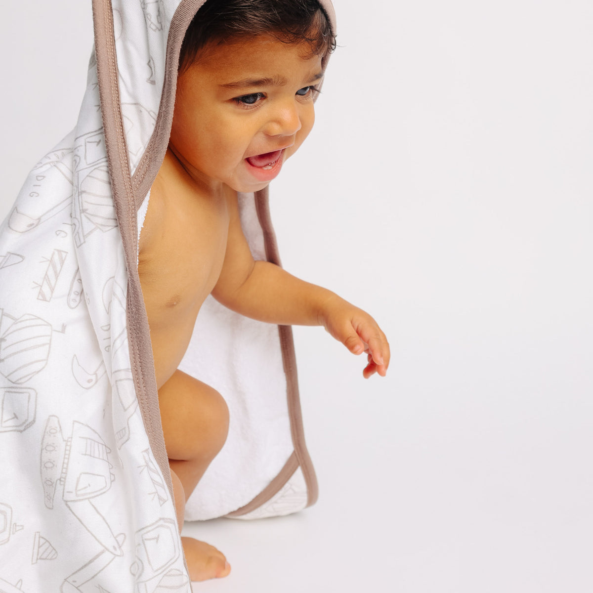 Premium Baby Knit Hooded Towel - Gage