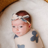 Ribbon Baby Bow - Gemma In Tan