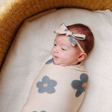 Ribbon Baby Bow - Gemma In Tan
