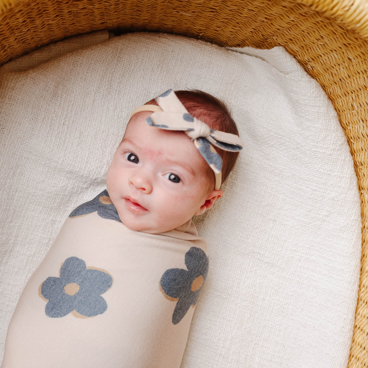 Ribbon Nylon Bow - Gemma In Tan