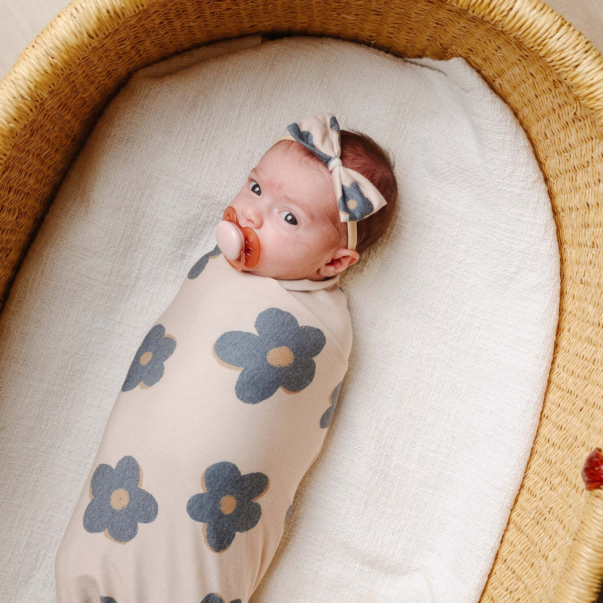 Bowtie Nylon Bow - Gemma In Tan