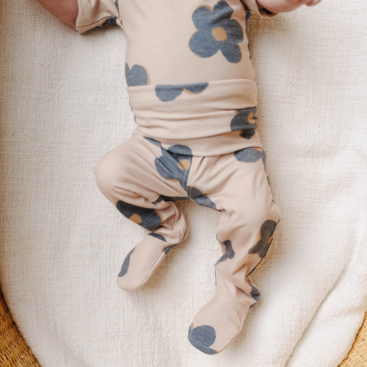 Footed Baby Pants - Gemma In Tan