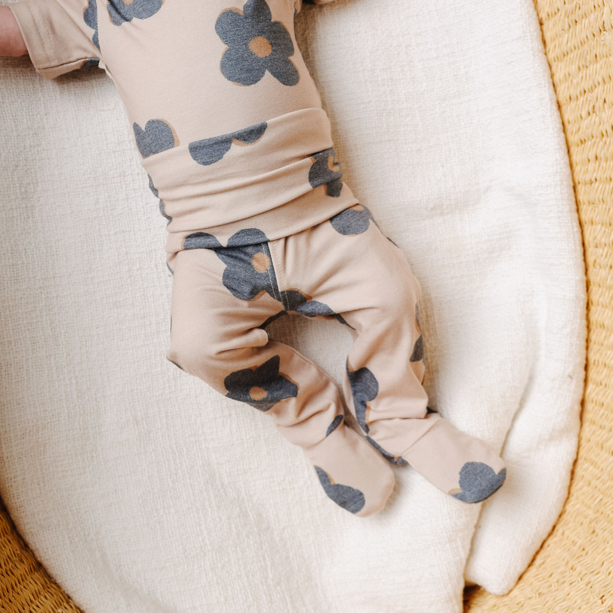 Footed Baby Pants - Gemma In Tan