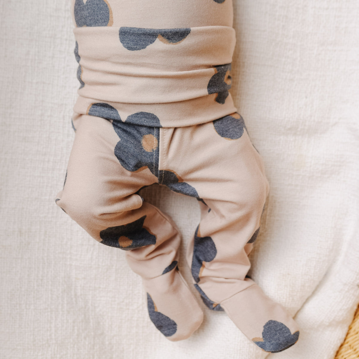 Footed Baby Pants - Gemma In Tan