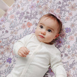 Copper Pearl Premium Knit Fitted Crib Sheet