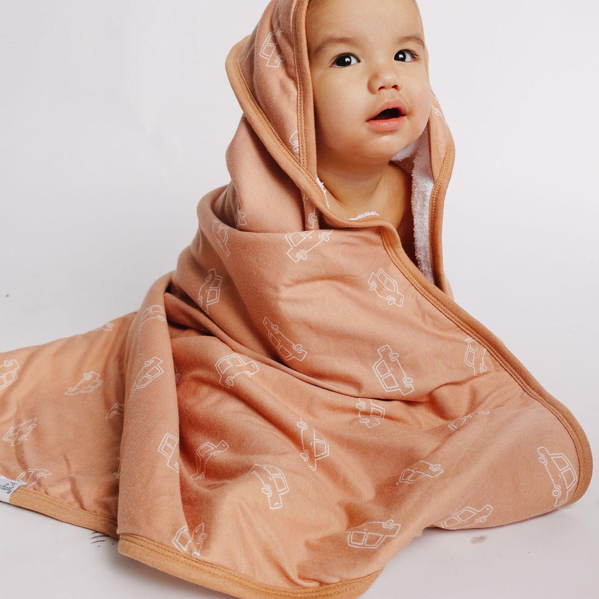 Premium Baby Knit Hooded Towel - Cooper