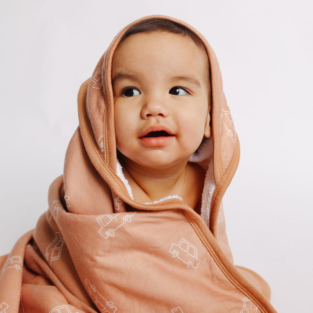 Premium Baby Knit Hooded Towel - Cooper