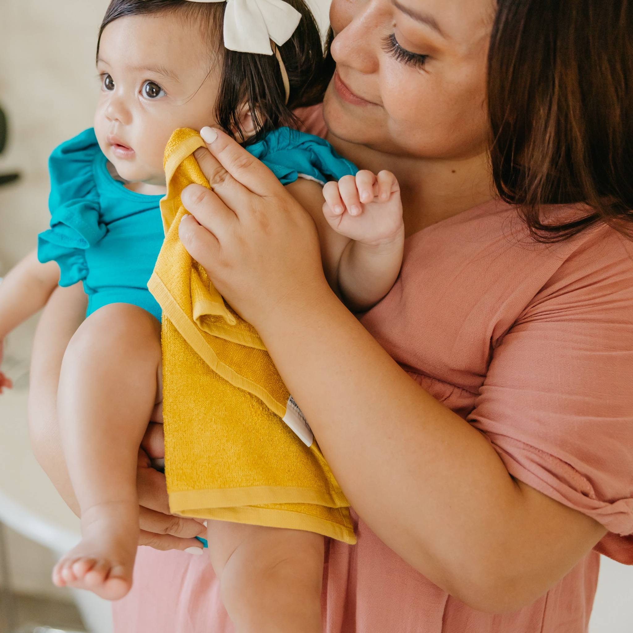 6 Ultra Soft Washcloths - Rory