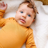 Rib Knit Long Sleeve Bodysuit - Dolce