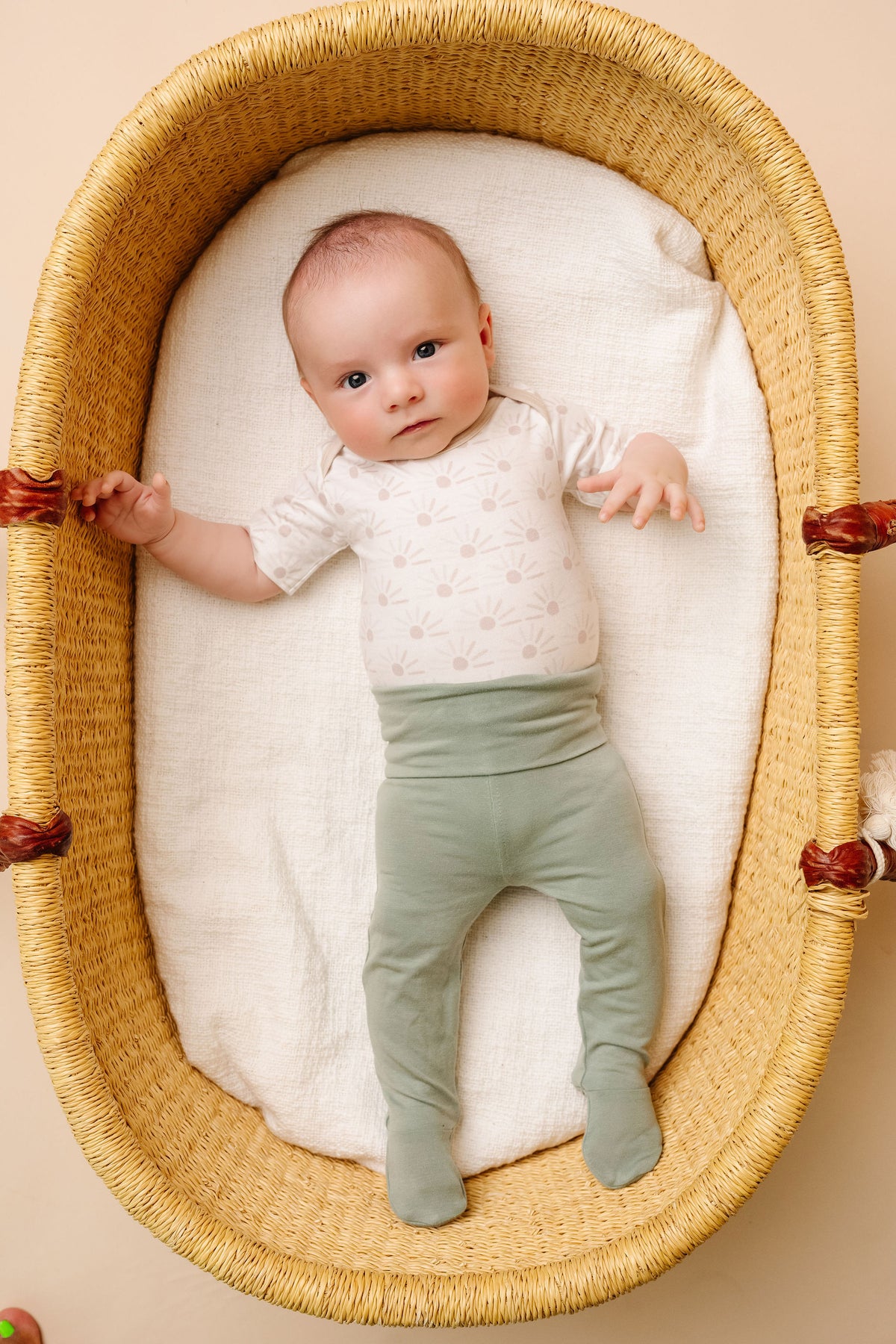 Footed Baby Pants- Briar