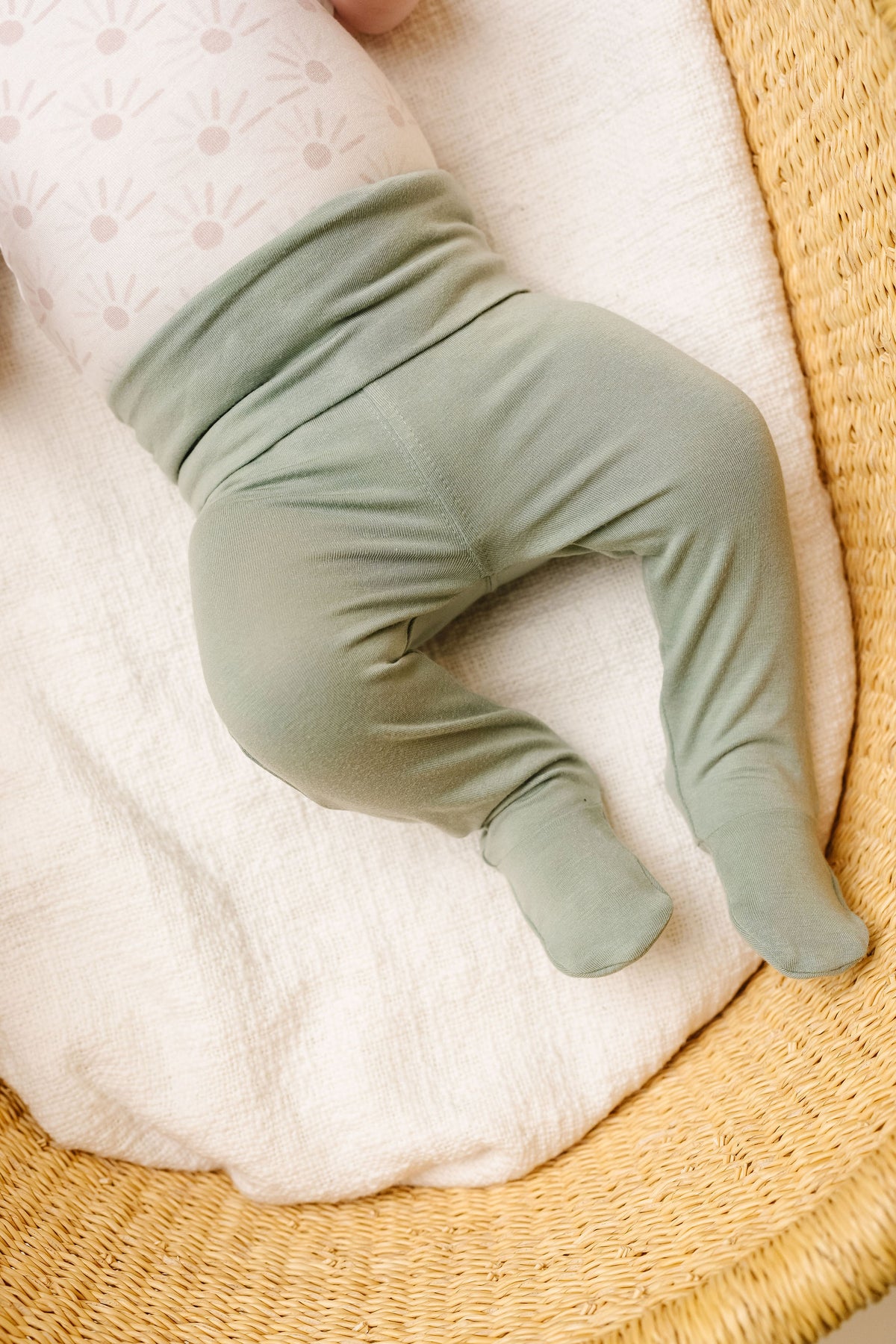 Footed Baby Pants- Briar