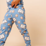 2pc Long Sleeve Pajama Set - Dunk