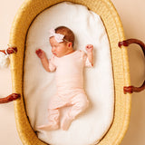 Footed Baby Pants - Blush