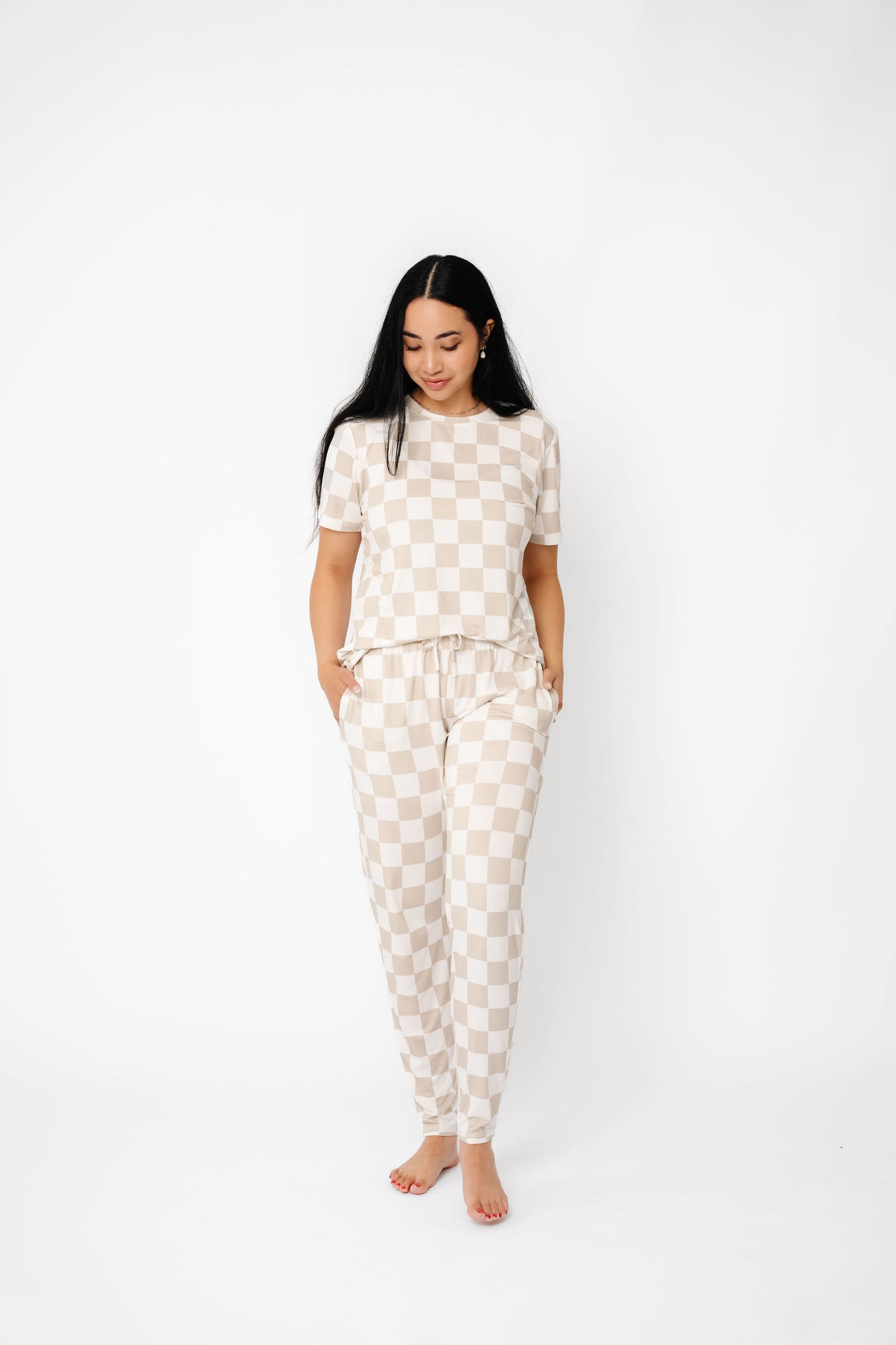 Women's Fitted Pajama Set- Brooks