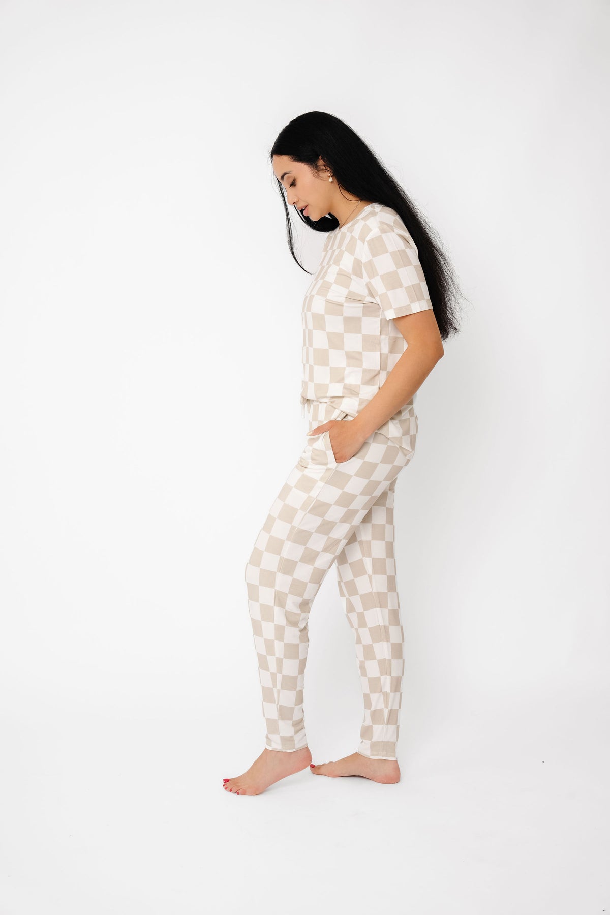 Women's Fitted Pajama Set- Brooks