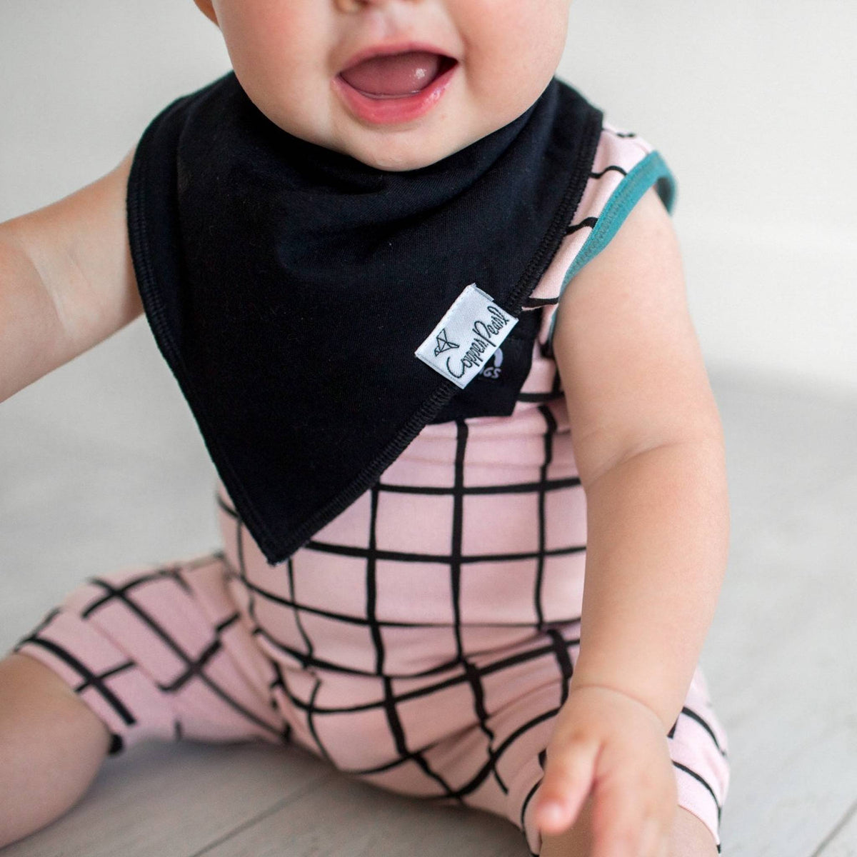 Baby Bandana Bibs - Black Basics