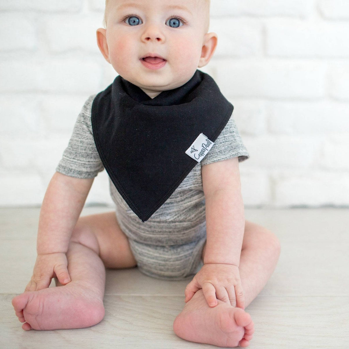 Baby Bandana Bibs - Black Basics