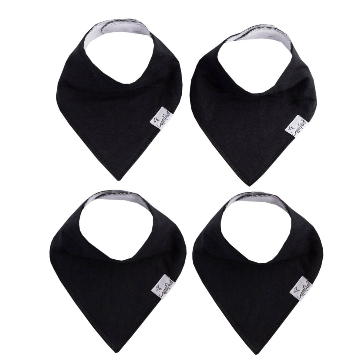 Baby Bandana Bibs - Black Basics