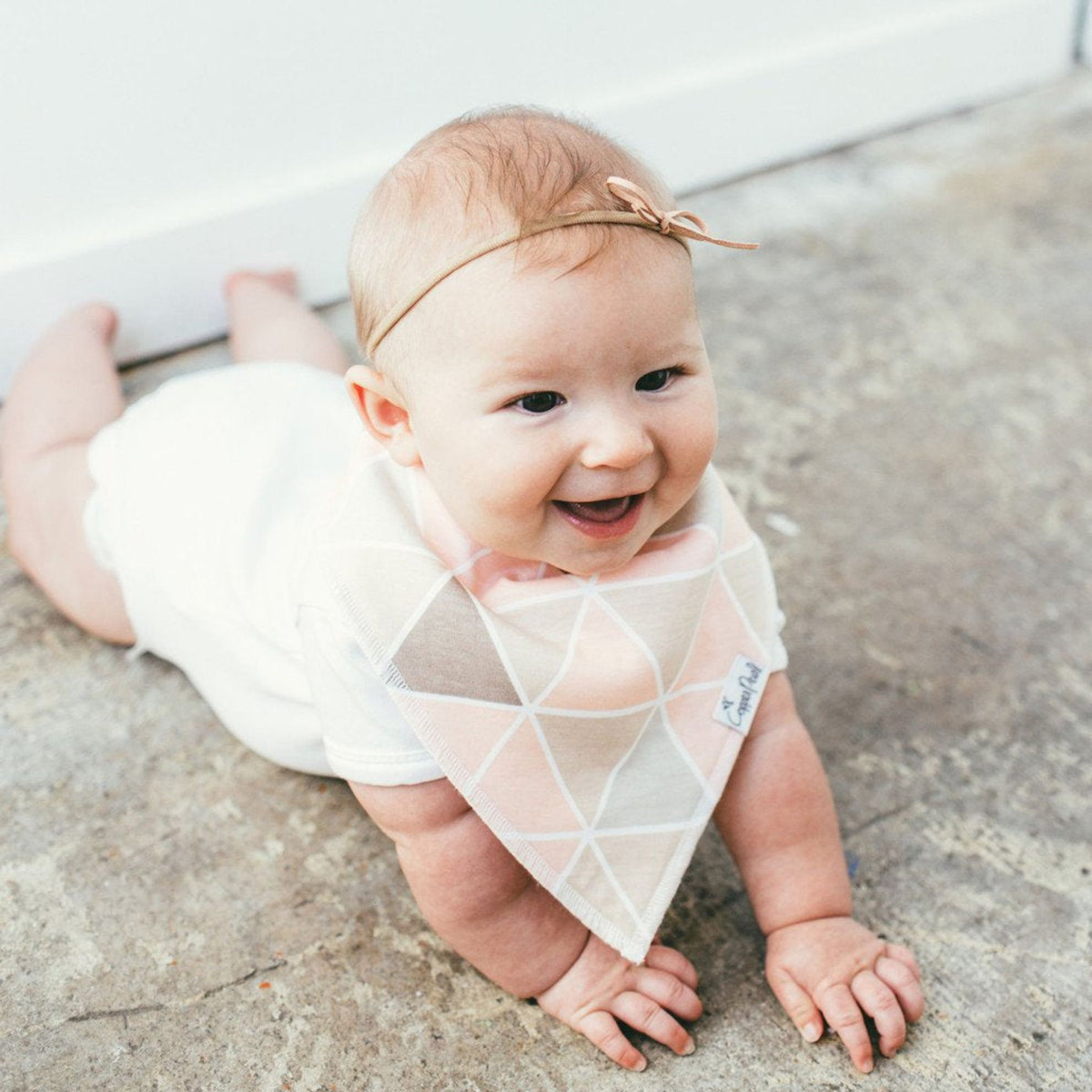 Baby Bandana Bibs - Blush