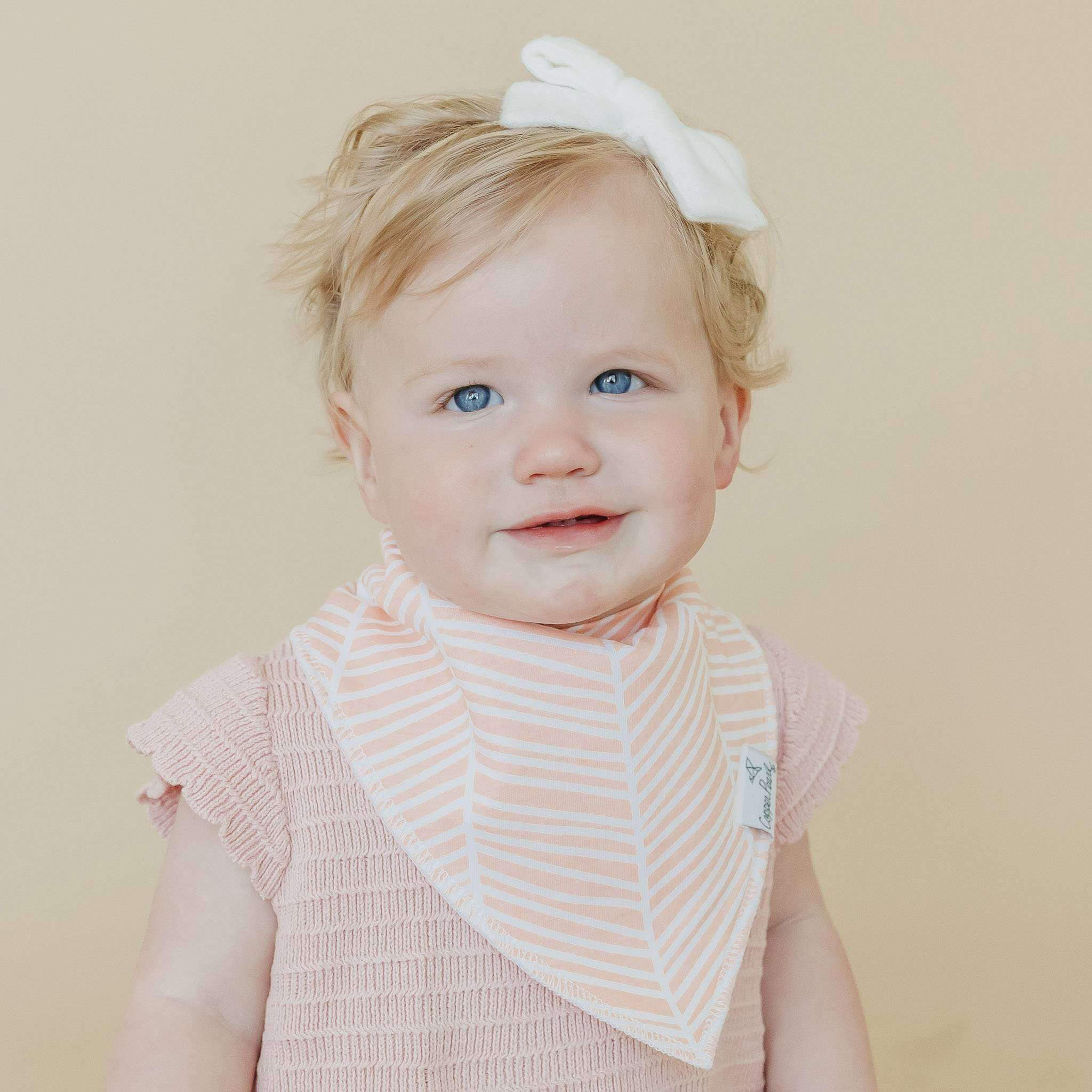 Baby Bandana Bibs - Blush