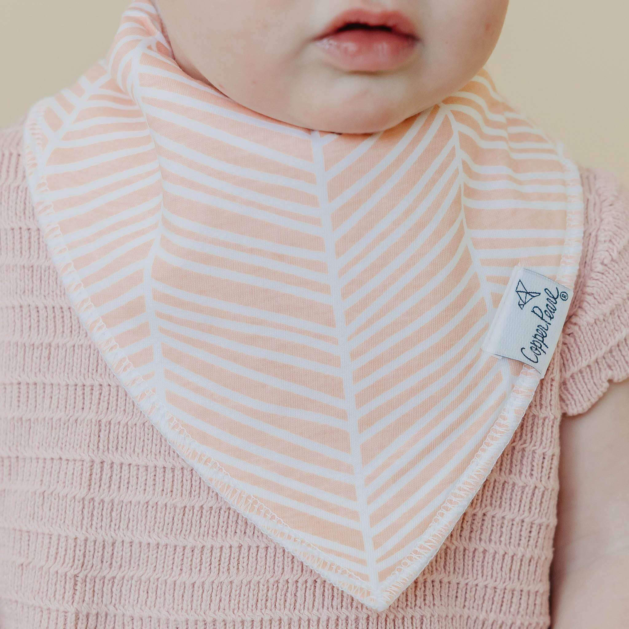 Baby Bandana Bibs - Blush