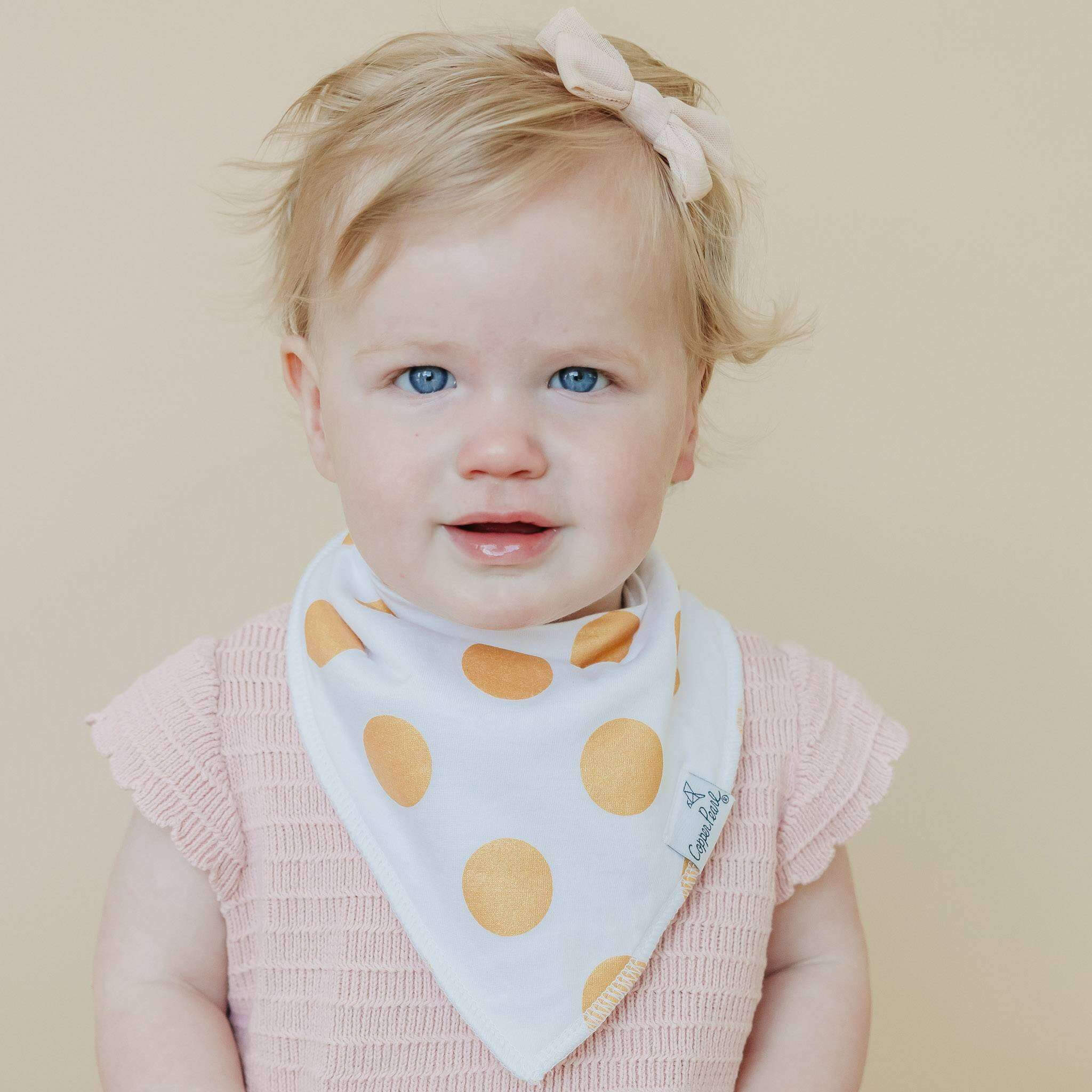 Baby Bandana Bibs - Blush