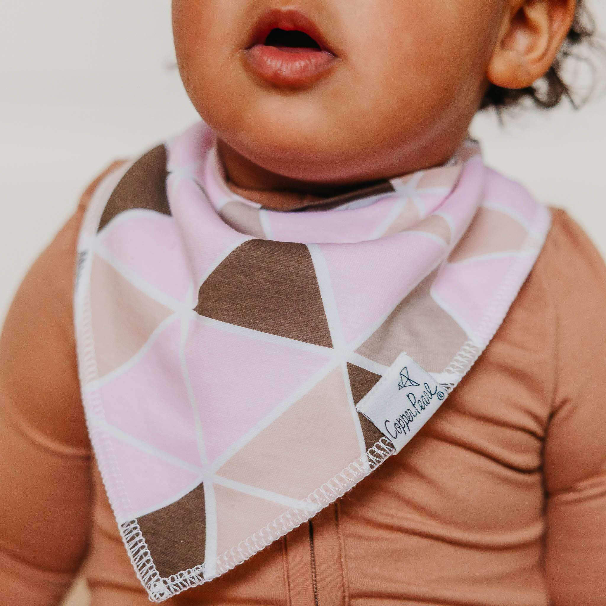 Baby Bandana Bibs - Blush