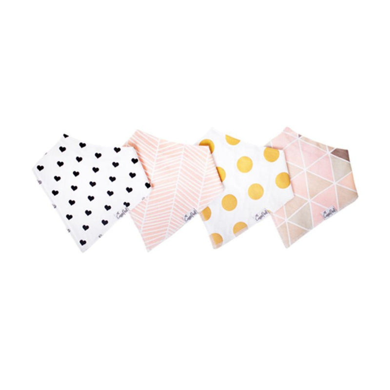 Baby Bandana Bibs - Blush