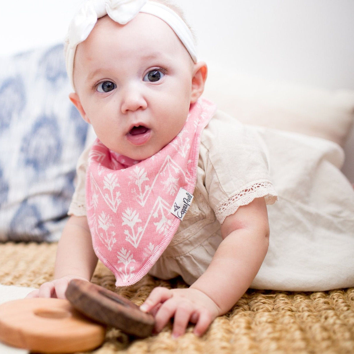 Baby Bandana Bibs - Claire