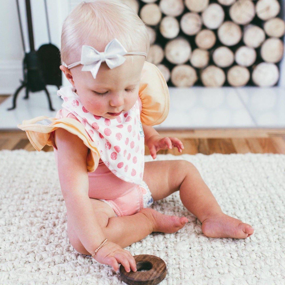 Baby Bandana Bibs - Claire