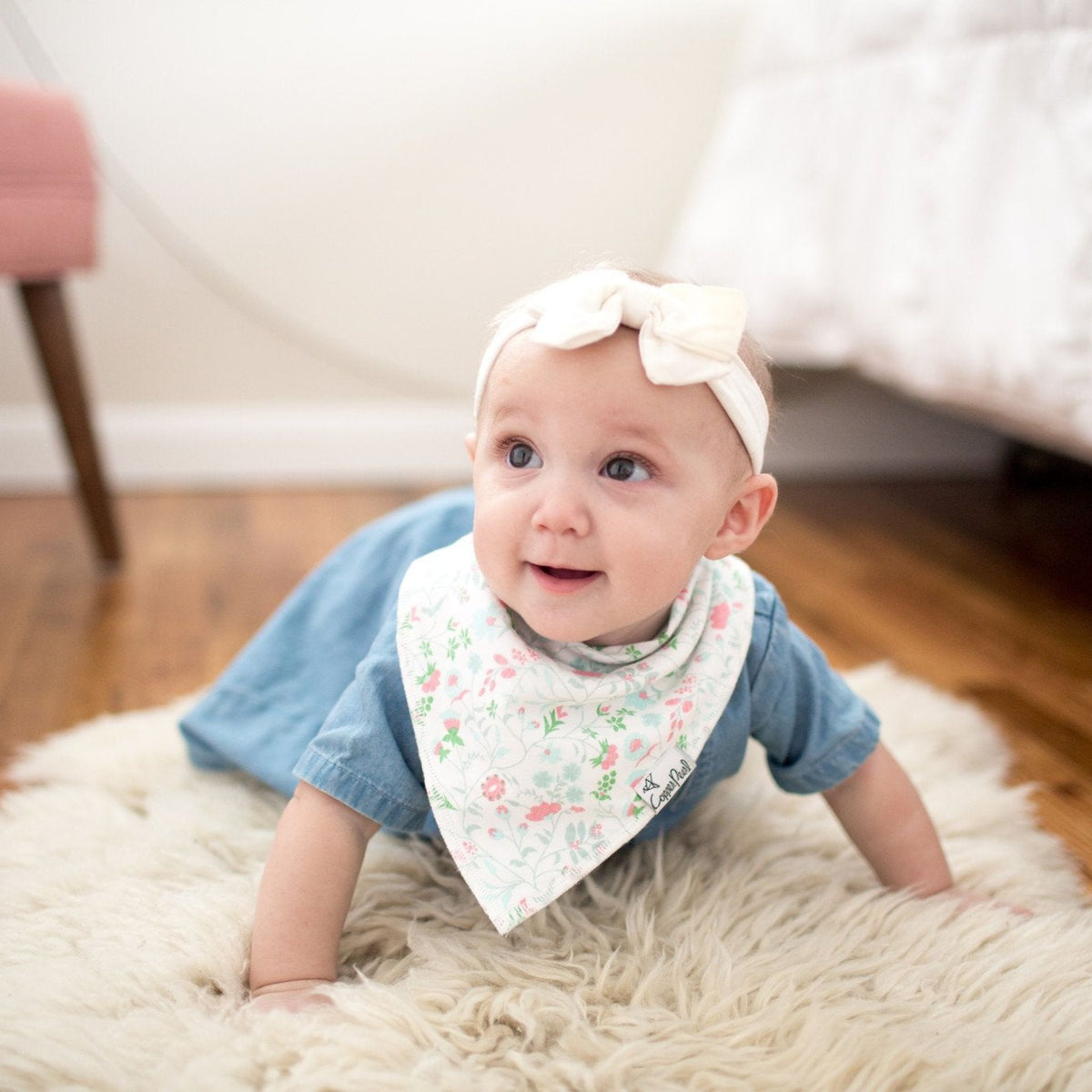 Baby Bandana Bibs - Claire