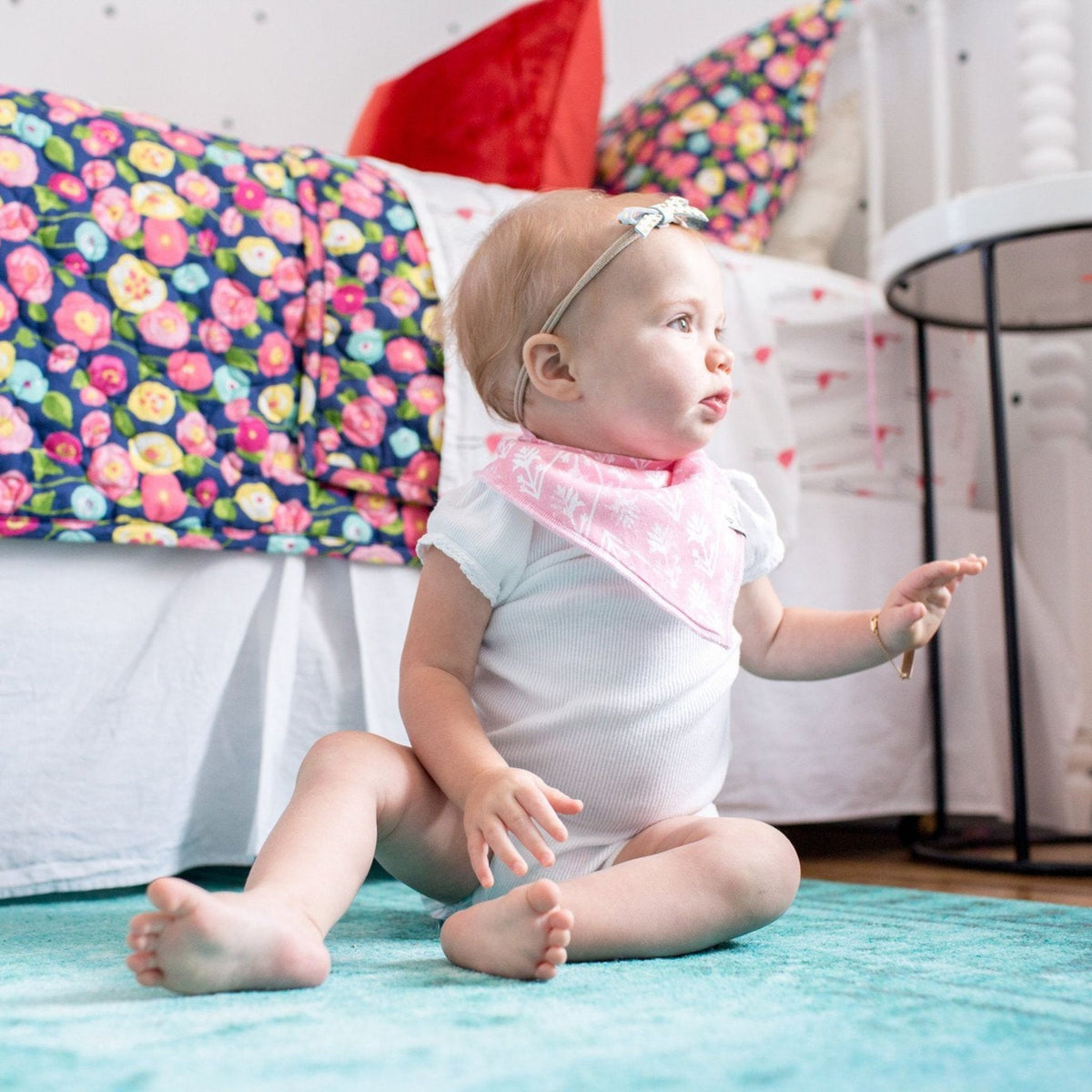 Baby Bandana Bibs - Claire