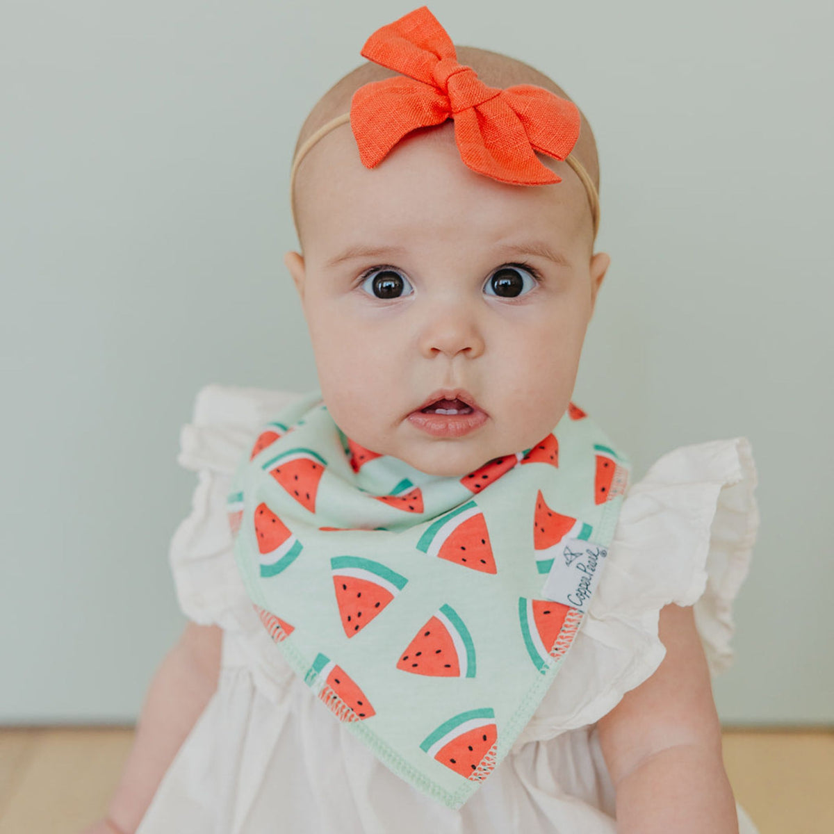 Baby Bandana Bibs - Clementine