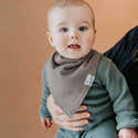 Lot De 5 Bavoirs Bandana Pippi - Coton Bio, Design Triangulaire, Réglable, Avec Membrane Anti-fuite Pour Bébé - 14