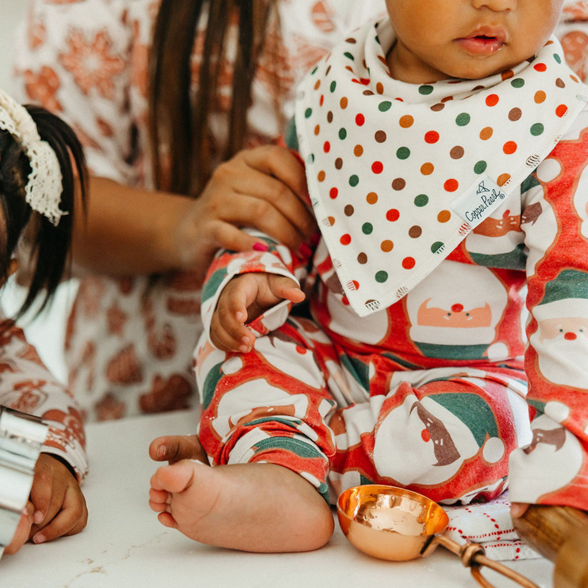 Baby Bandana Bibs - Gingerbread