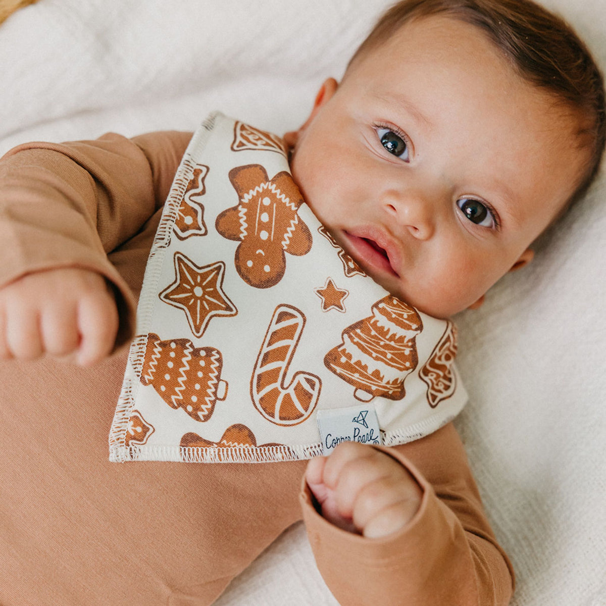 Baby Bandana Bibs - Gingerbread