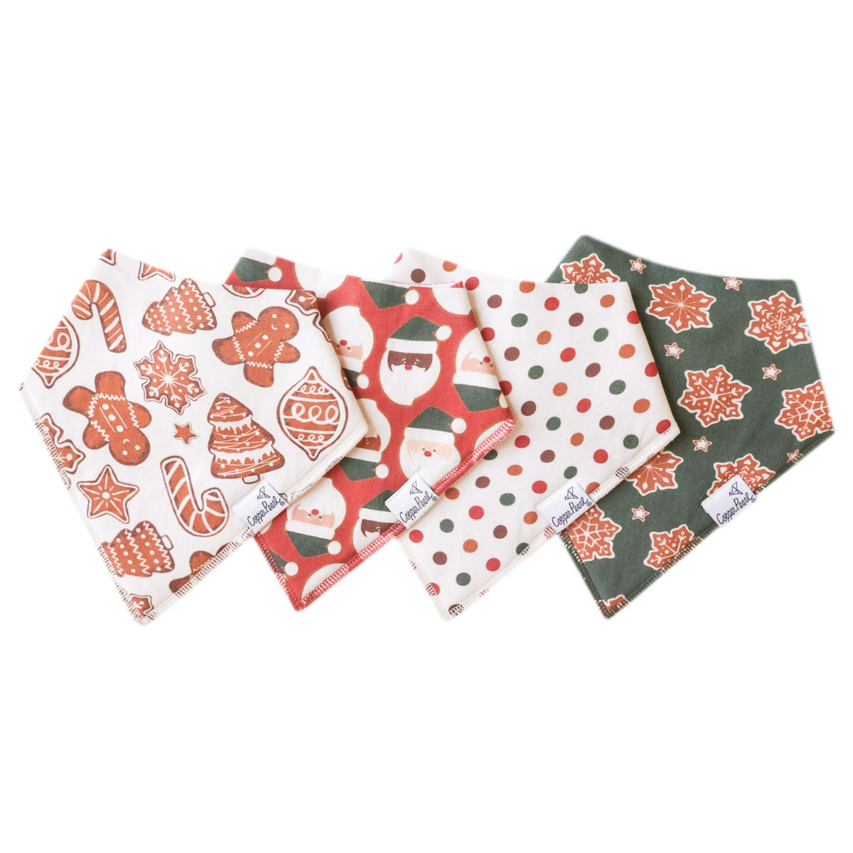 Baby Bandana Bibs - Gingerbread