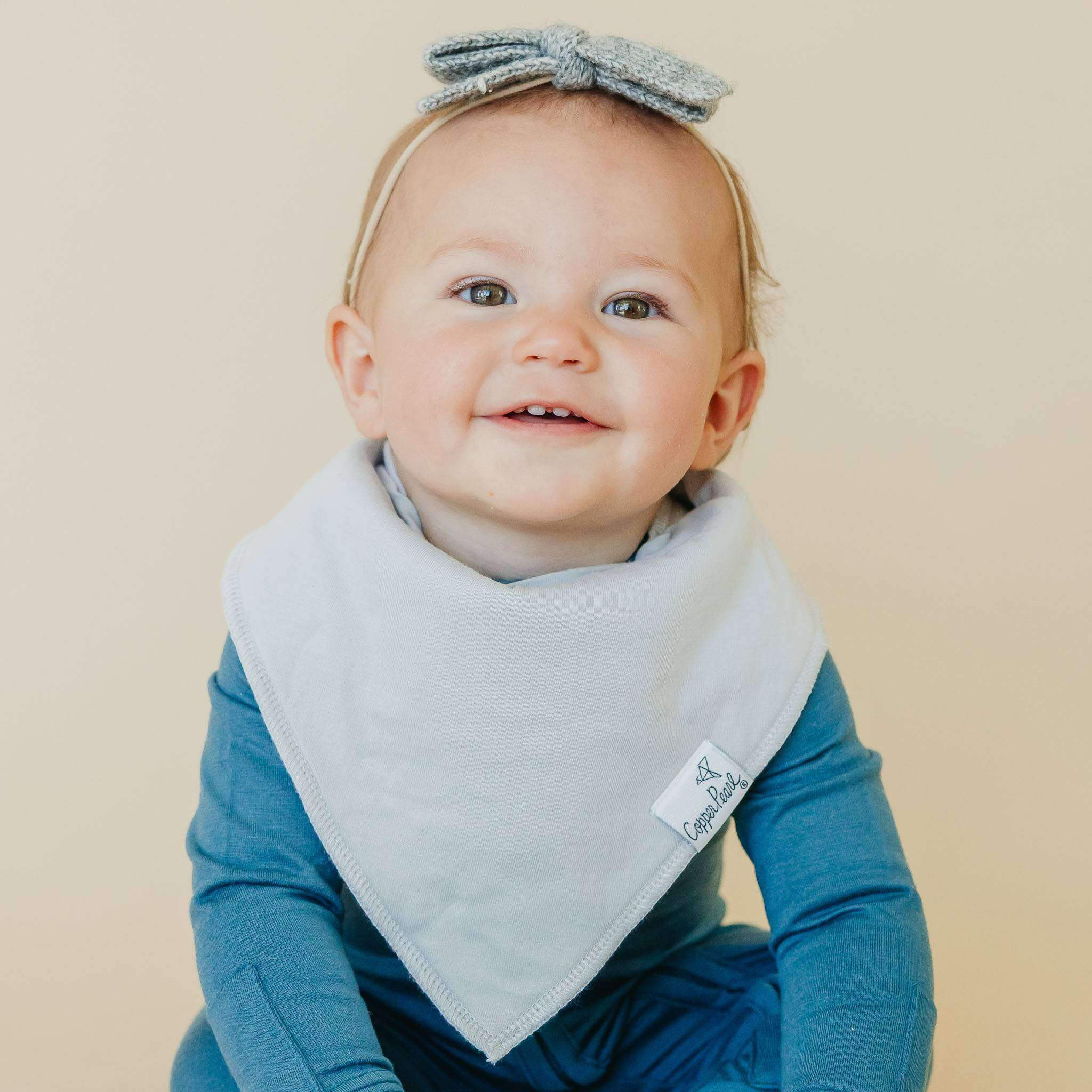 Baby Bandana Bibs - Grey Basics