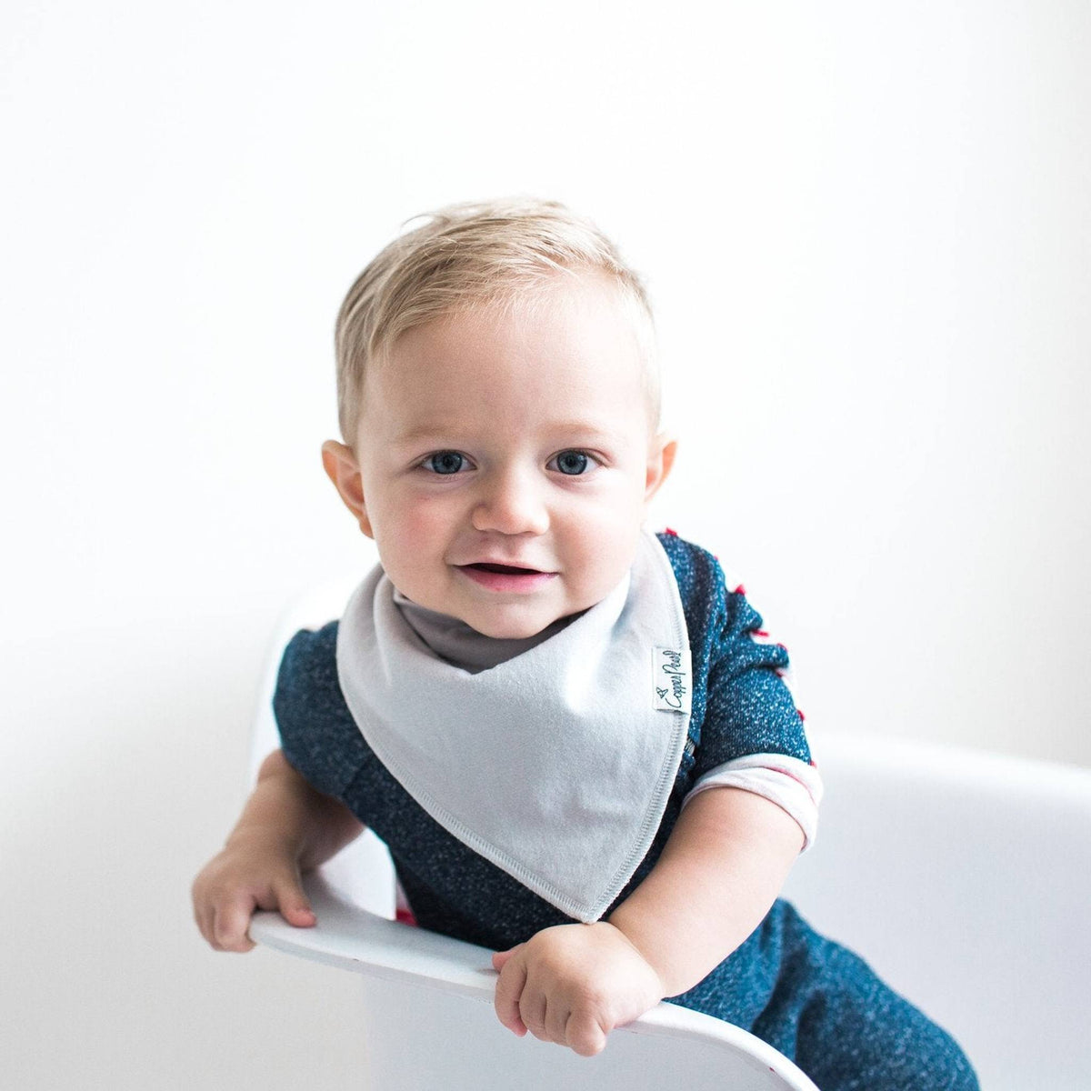 Baby Bandana Bibs - Grey Basics