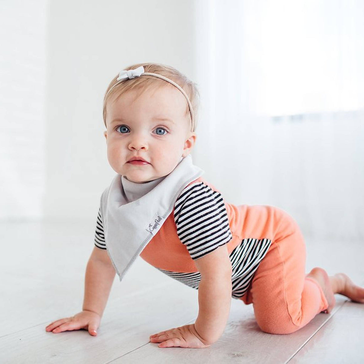 Baby Bandana Bibs - Grey Basics