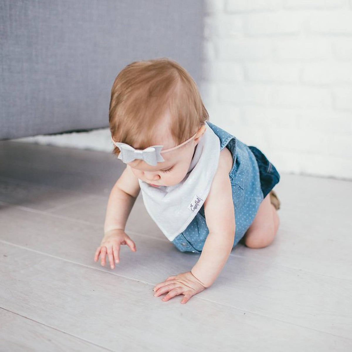 Baby Bandana Bibs - Grey Basics