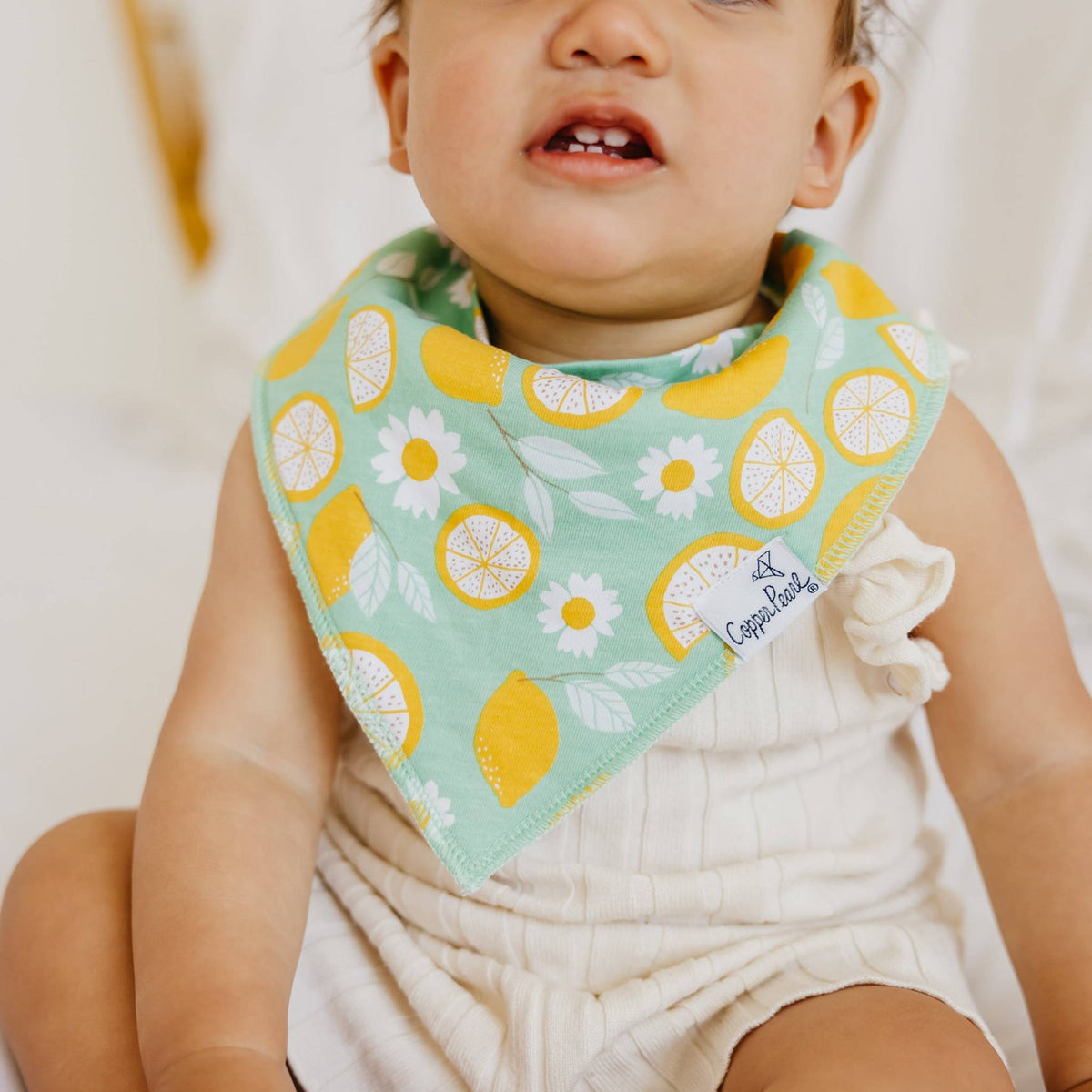 Baby Bandana Bibs - Lemon