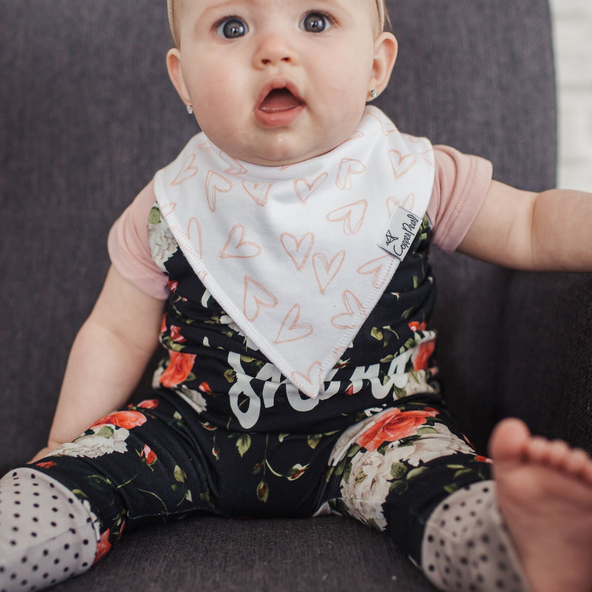 Baby Bandana Bibs - Lola