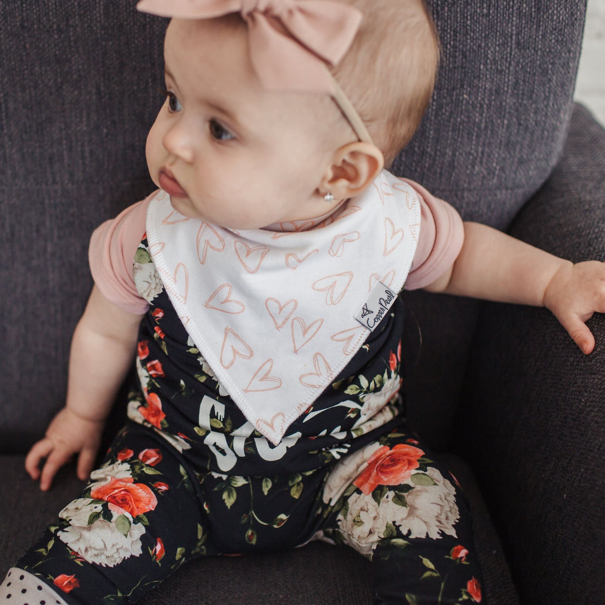 Baby Bandana Bibs - Lola