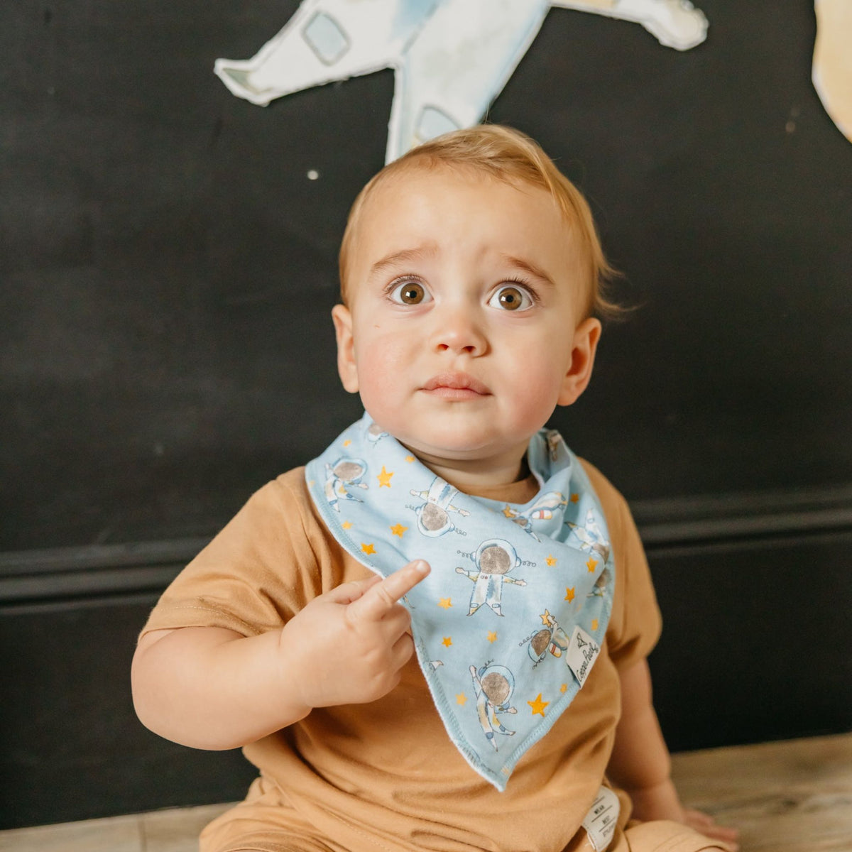 Baby Bandana Bibs - Neil