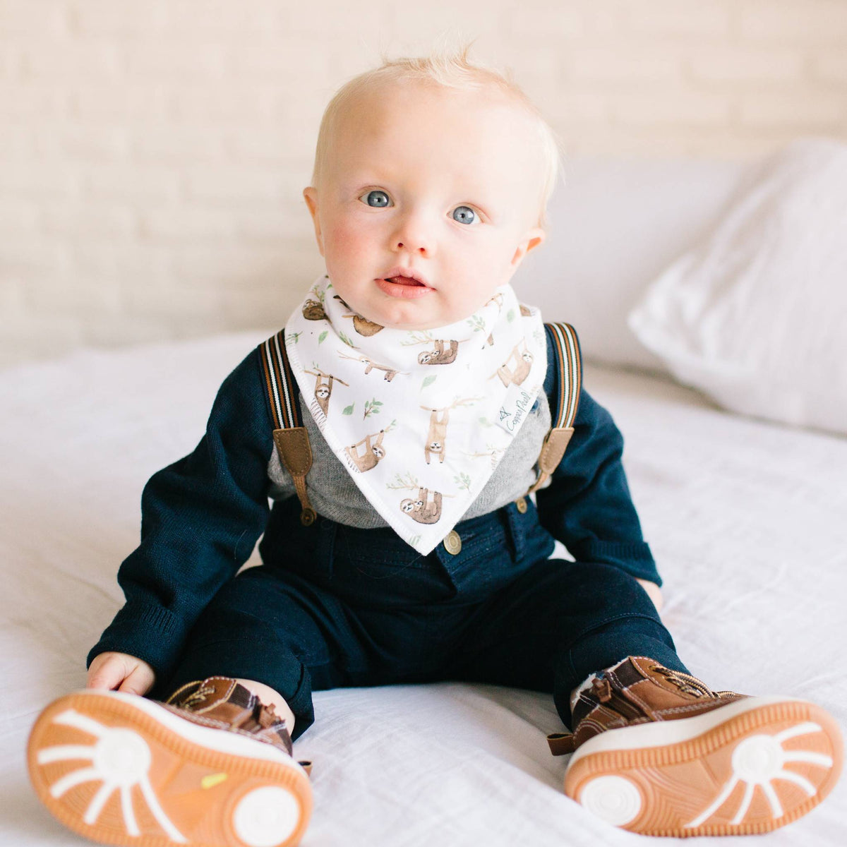 Baby Bandana Bibs - Noah